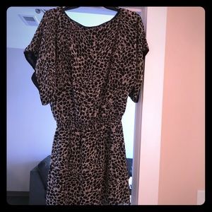 Cheetah print dress